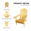 Modern Outdoor Solid Wood Patio Garden Terrace Lounge Folding Chairs Comfortable Frog Design for Villa Beach Portable Features