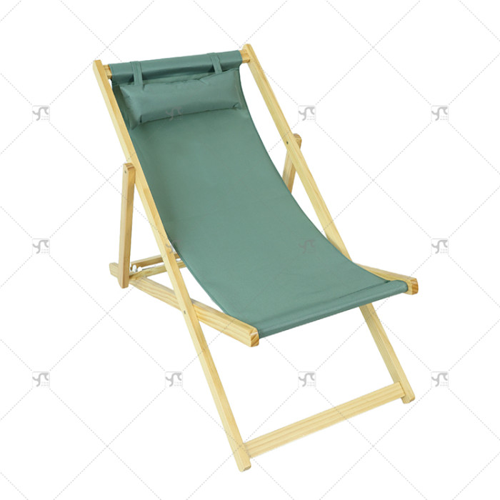 Outdoor Folding  Adjustable with Pillow Chair Sports Rest - Lightweight Portable Camping Recliner for Hiking Beach Picnic Chair