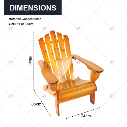 Outdoor Wooden Folding Hair with Backrest Wood Frog-Shaped Folding Table Set for Courtyard Villa Swimming Pool Sun Loungers