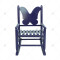 Popular Natural Wooden butterfly Back Design Children's Rocking Chair Suitable for Courtyard Gardens Park Balconies Terraces