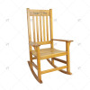 Beautiful Handcrafted Wooden Rocking Chair with Wide Seat and Tall Back Ideal for Relaxing Reading or Simply Enjoying the View