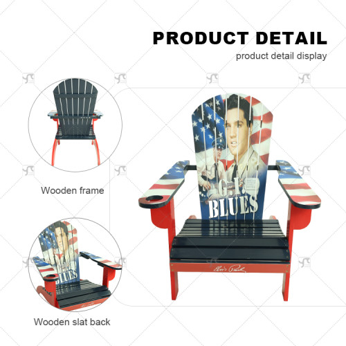 Modern Style High Quality Outdoor Chair Wooden for Patio Beach Garden Courtyard and Park  Patio Garden Lounge Beach Chair Use