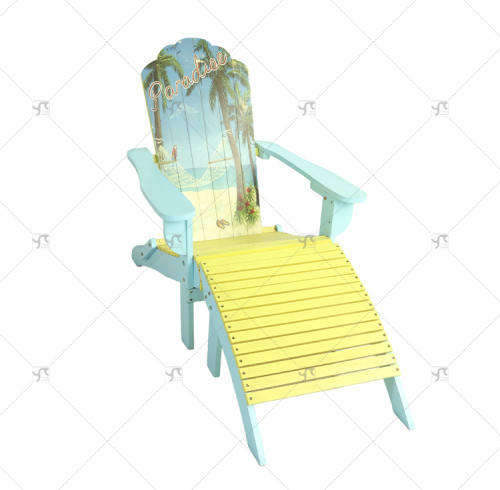 Modern Wooden Folding Chair for Outdoor Leisure Foldable Recliner Stylish Design for Beach Pool Balcony Villas Courtyards Park