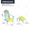 Modern Wooden Folding Chair for Outdoor Leisure Foldable Recliner Stylish Design for Beach Pool Balcony Villas Courtyards Park