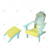 Modern Wooden Folding Chair for Outdoor Leisure Foldable Recliner Stylish Design for Beach Pool Balcony Villas Courtyards Park