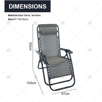Modern Outdoor Hot Sale Folding Portable Outdoor Metal Foldable zero Gravity Sleeping Reclining Sun Lounge Folding Beach Chair