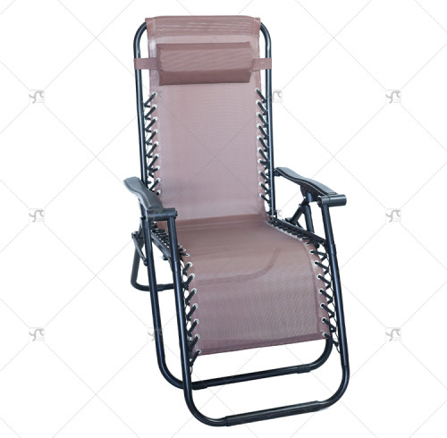 Modern Outdoor Folding Chair Portable Outdoor Metal Foldable zero Gravity Sleeping Reclining Sun Lounge Folding Beach Chair