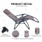 Modern Outdoor Folding Chair Portable Outdoor Metal Foldable zero Gravity Sleeping Reclining Sun Lounge Folding Beach Chair