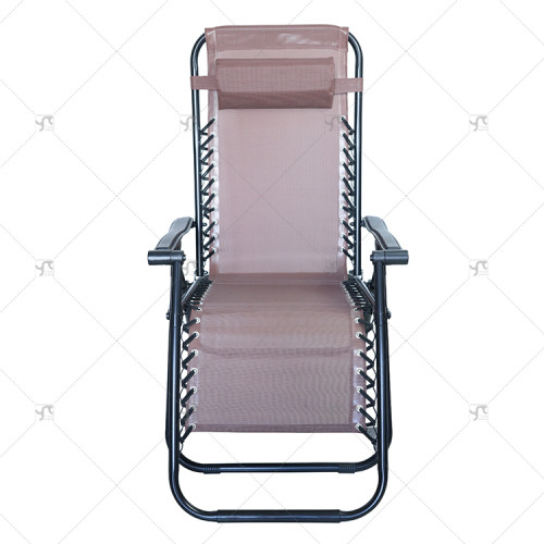 Modern Outdoor Folding Chair Portable Outdoor Metal Foldable zero Gravity Sleeping Reclining Sun Lounge Folding Beach Chair