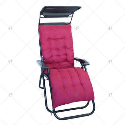 Zero Gravity Reclining Patio Lounger Chair Folding Portable with Detachable Soft Cushion Adjustable Headrest, Tesline Chairs