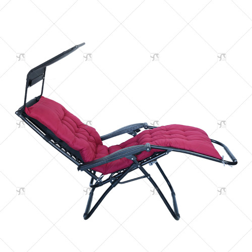 Zero Gravity Reclining Patio Lounger Chair Folding Portable with Detachable Soft Cushion Adjustable Headrest, Tesline Chairs
