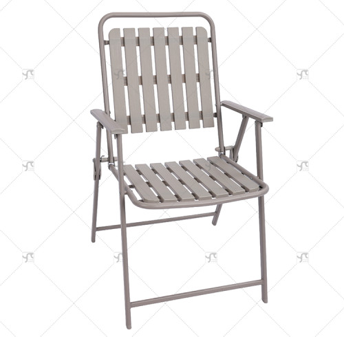 Modern Outdoor Garden Furniture Garden Folding Chair Durable Metal Chair Portable Outdoor for Restaurant Folding Chair