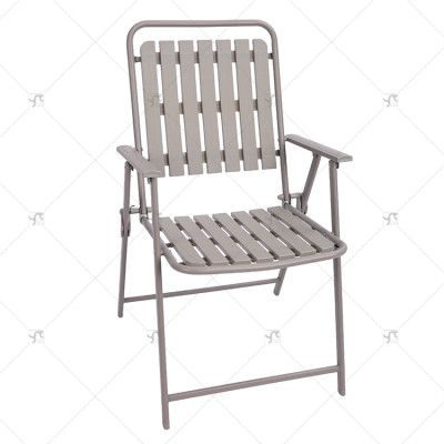 Modern Outdoor Garden Furniture Garden Folding Chair Durable Metal Chair Portable Outdoor for Restaurant Folding Chair