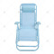 Padded Zero Gravity Lawn Chair Foldable Patio Recliner Anti Gravity Lounge Chair With Pillow Outdoor Camp Chair
