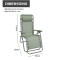 Modern Outdoor Folding Leisure Chair Outdoor Garden Chair Beach Lounge Adjustable Zero Gravity Chair for Beach Coutyard