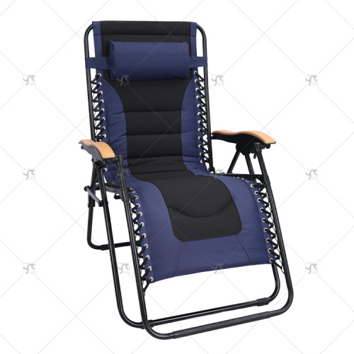 Teslin Garden Modern Outdoor Furniture New Design Adjustable Zero Gravity Recliner Folding Camp Beach Lounge Chair Coutyard