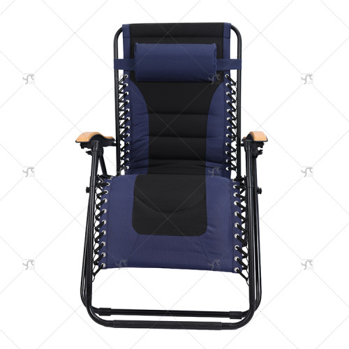 Teslin Garden Modern Outdoor Furniture New Design Adjustable Zero Gravity Recliner Folding Camp Beach Lounge Chair Coutyard