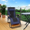 Teslin Garden Modern Outdoor Furniture New Design Adjustable Zero Gravity Recliner Folding Camp Beach Lounge Chair Coutyard
