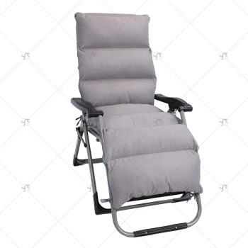 Outdoor Padded Zero Gravity Lawn Chair Foldable Patio Recliner Anti Gravity Lounge Chair With Pillow Outdoor Camp Chair