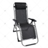 Outdoor Padded Zero Gravity Lawn Chair Foldable Patio Recliner Anti Gravity Lounge Chair With Pillow Outdoor Camp Chair