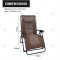 Folding Portable Adjustable Zero Gravity Chair Travel Beach Pool Sun Lounger Camping Beach Tanning Recliner with Side Table