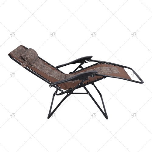 Folding Portable Adjustable Zero Gravity Chair Travel Beach Pool Sun Lounger Camping Beach Tanning Recliner with Side Table