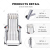 Sun Lounger Desgin Outdoor Adjustable Folding Zero Gravity Recliner Lounge Hiking Camping Beach Sun Tanning Chair