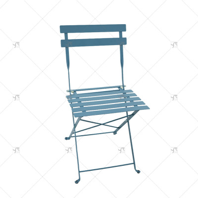 Outdoor Durable Steel Folding Bistro Chair for Dining Outdoor Living Room or Park Use for Wedding Events Party Banquets Hotels