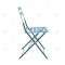 Outdoor Durable Steel Folding Bistro Chair for Dining Outdoor Living Room or Park Use for Wedding Events Party Banquets Hotels