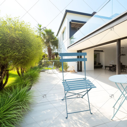 Outdoor Durable Steel Folding Bistro Chair for Dining Outdoor Living Room or Park Use for Wedding Events Party Banquets Hotels