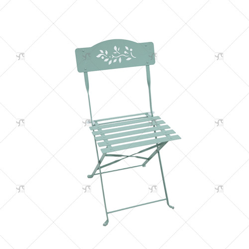 Outdoor Durable Steel Folding Bistro Chair for Dining Outdoor Living Room or Park Use for Wedding Events Partylron Folding Chair