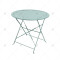 Modern Outdoor Garden Restaurant Coffee Table Garden Metal Furniture Steel Folding Steel Table Hollow Pattern Design Table