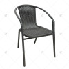 Outdoor Furniture Leisure Garden Chairs Rattan Backrest Chairs Outdoor Patio Seats for Coffee Shop Outdoor Restaurant