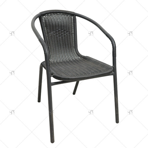 Outdoor Furniture Leisure Garden Chairs Rattan Backrest Chairs Outdoor Patio Seats for Coffee Shop Outdoor Restaurant