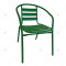 Outdoor Garden Steel Frame Stackable Chair Cafe Garden Portable Modern Restaurant Cafe Furniture Dining Chairs for Events
