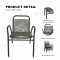 Outdoor Garden Steel Frame Fashion Cheap Leisure Outdoor Furniture High Back Patio Rattan Wicker Dining Garden Chair