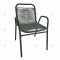 Outdoor Garden Steel Frame Fashion Cheap Leisure Outdoor Furniture High Back Patio Rattan Wicker Dining Garden Chair