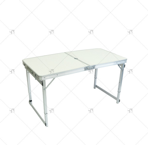 Outdoor Aluminum Foldable Dining Table Portable Camping Table Easy Folding and Saving Space Lightweight Picnic Table for Family