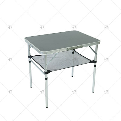 Outdoor Small Folding Table Portable Camping Table with Mesh Lightweight Aluminum with Carry Handle for Camping Picnic Outdoor