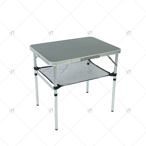 Outdoor Small Folding Table Portable Camping Table with Mesh Lightweight Aluminum with Carry Handle for Camping Picnic Outdoor