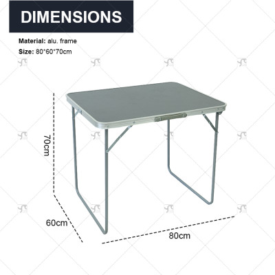 Modern Outdoor Aluminum Alloy Folding Portable Multi-Functional Mini Dining Table for Home Self Driving Travel Hotel Use Indoor