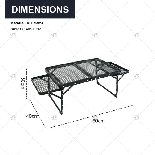 Modern Adjustable Portable Folding Expandable Dining Living Room Picnic Garden Bbq Camping Metal Outdoor Folding Portable Tables