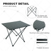 Lightweight Outdoor Portable Folding Table Picnic Camping Barbecue Simple Leisure Table Medium Mountain Climbing Barbecue Table