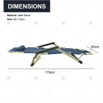 Adjustable Zero Gravity Steel Chair China's Portable Folding Beach Sun Loungers Fishing Outdoor Camping Lron Outdoor Furniture