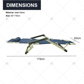 Adjustable Zero Gravity Steel Chair China's Portable Folding Beach Sun Loungers Fishing Outdoor Camping Lron Outdoor Furniture