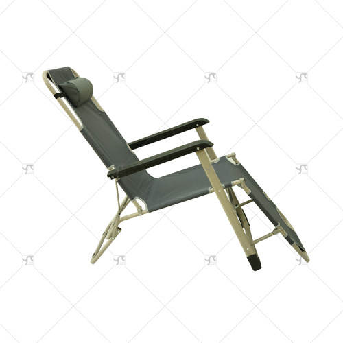 Outdoor Adjustable Portable Fold Folding Fabric Camping Lounge Deck Sea Beach Folding Chair Set Ring Camp OEM Cheap Custom Steel