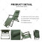 Adjustable Multi Functional Dual-purpose Zero Gravity Chaise Lounge Chair with Detachable Pillow for Garden Backyard Home Office