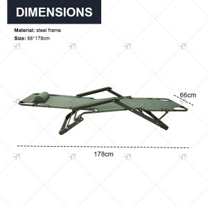 Adjustable Multi Functional Dual-purpose Zero Gravity Chaise Lounge Chair with Detachable Pillow for Garden Backyard Home Office