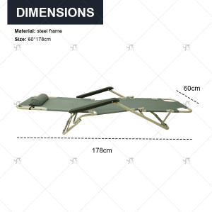 Hot Selling Camping Outdoor Folding Garden Zero Adjustable Chair Folding Reclining Beach Chair Folding Gravity Lounge Chair