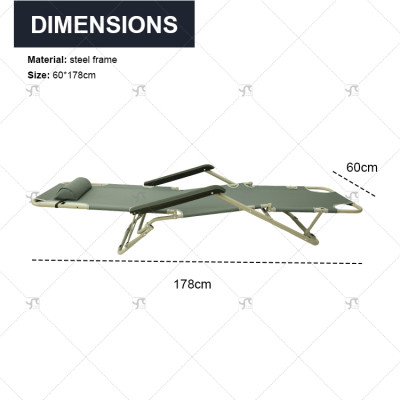 Hot Selling Camping Outdoor Folding Garden Zero Adjustable Chair Folding Reclining Beach Chair Folding Gravity Lounge Chair